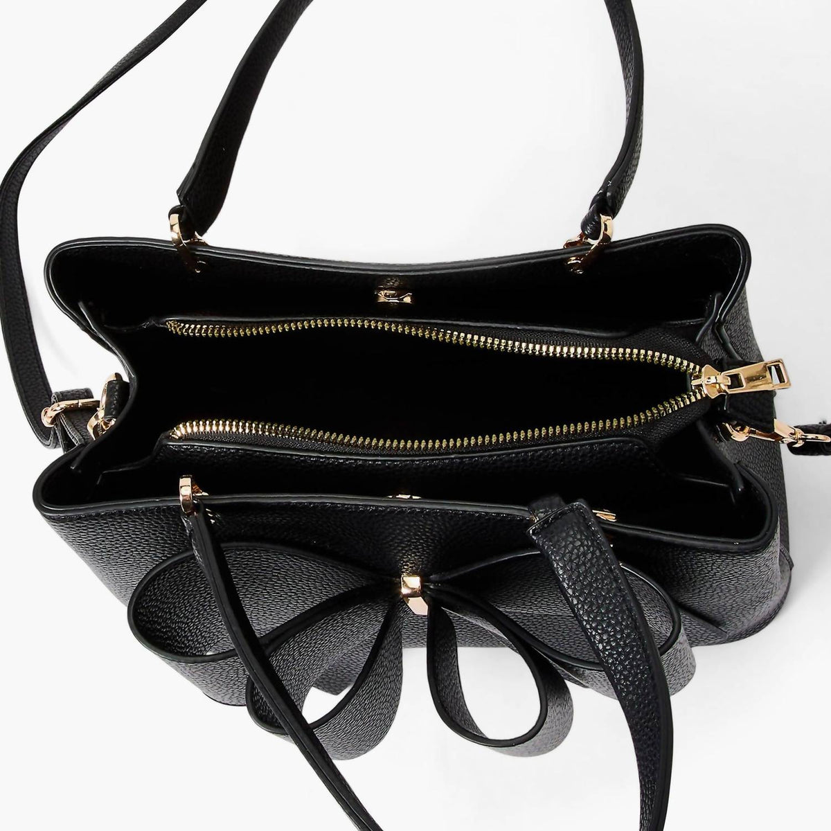 Like Dreams - Women's Jenna Bow Vegan Satchel Crossbody Bag