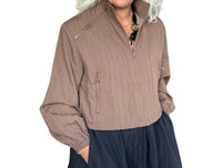 Lior - Sterling Crop Moto Jacket