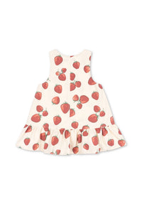 Konges Sløjd - Girl's Strawberry Sleeveless Organic Cotton Dress