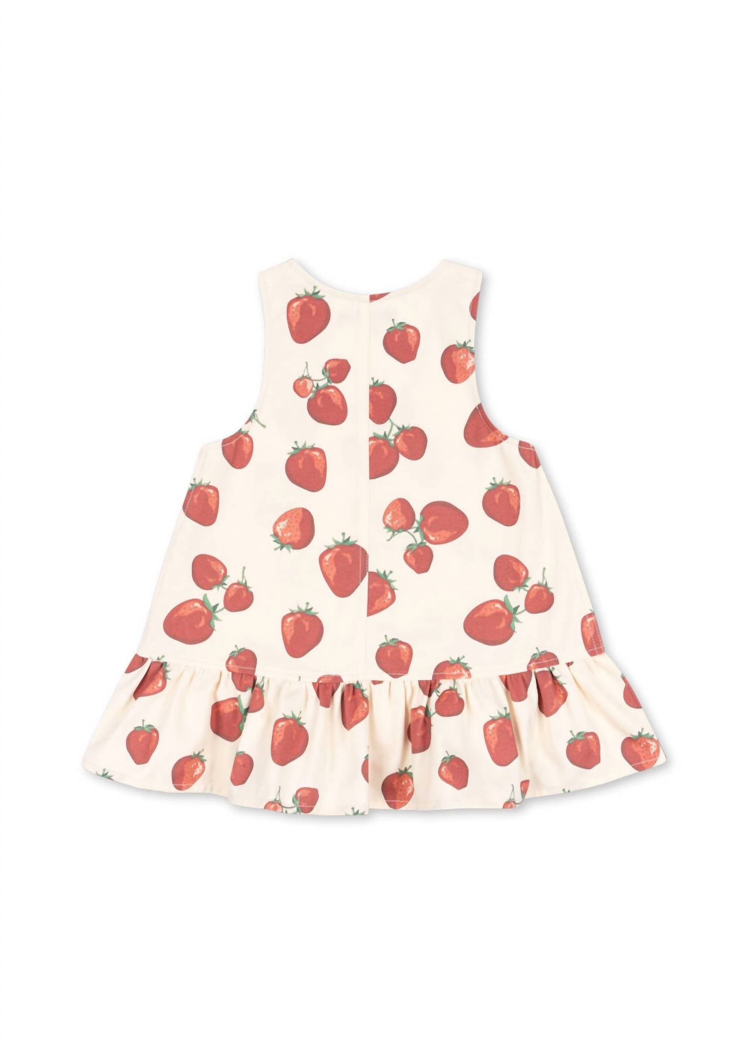 Konges Sløjd - Girl's Strawberry Sleeveless Organic Cotton Dress