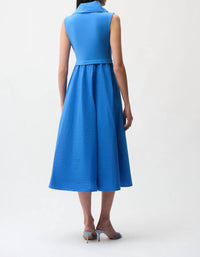 Joseph Ribkoff - Fit & Flare Dress with Shawl Collar