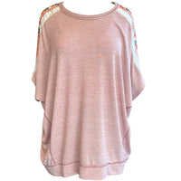 Heyson - Women's Slub Knit Dolman Top - Plus