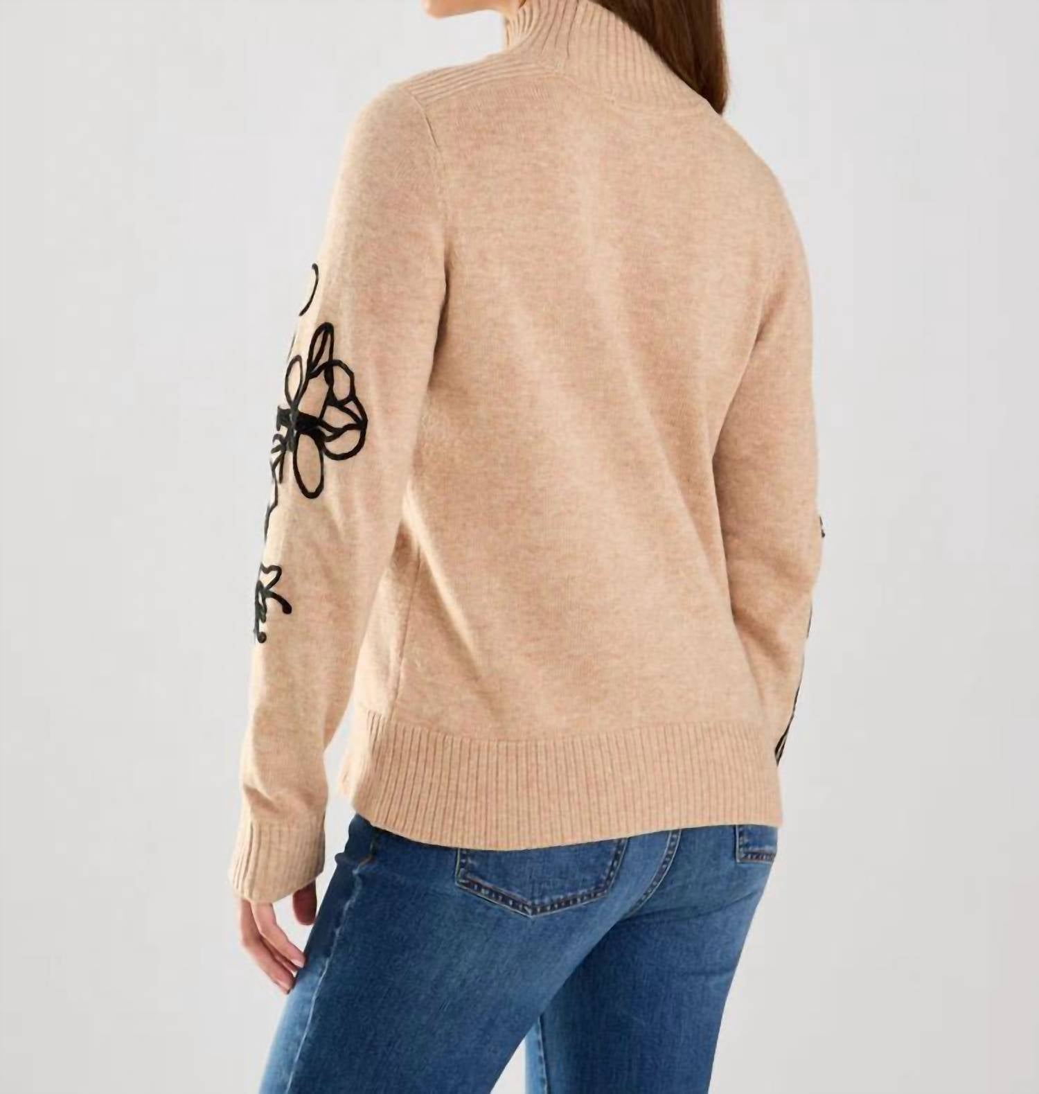 Fdj - Long Sleeve Mock Neck Sweater