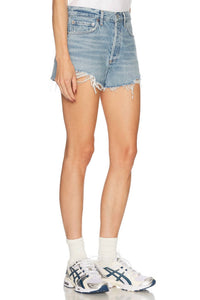Agolde - Parker Vintage Raw Hem Mini Shorts