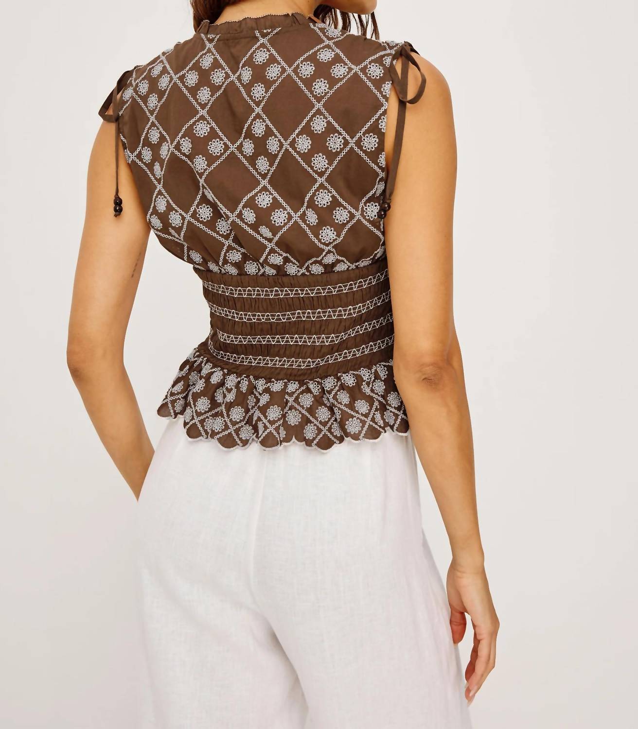 Rails - Rizzo Ruffled V Neck Top