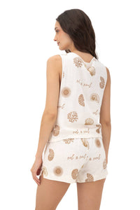 Malai - Embroidered Vento Short
