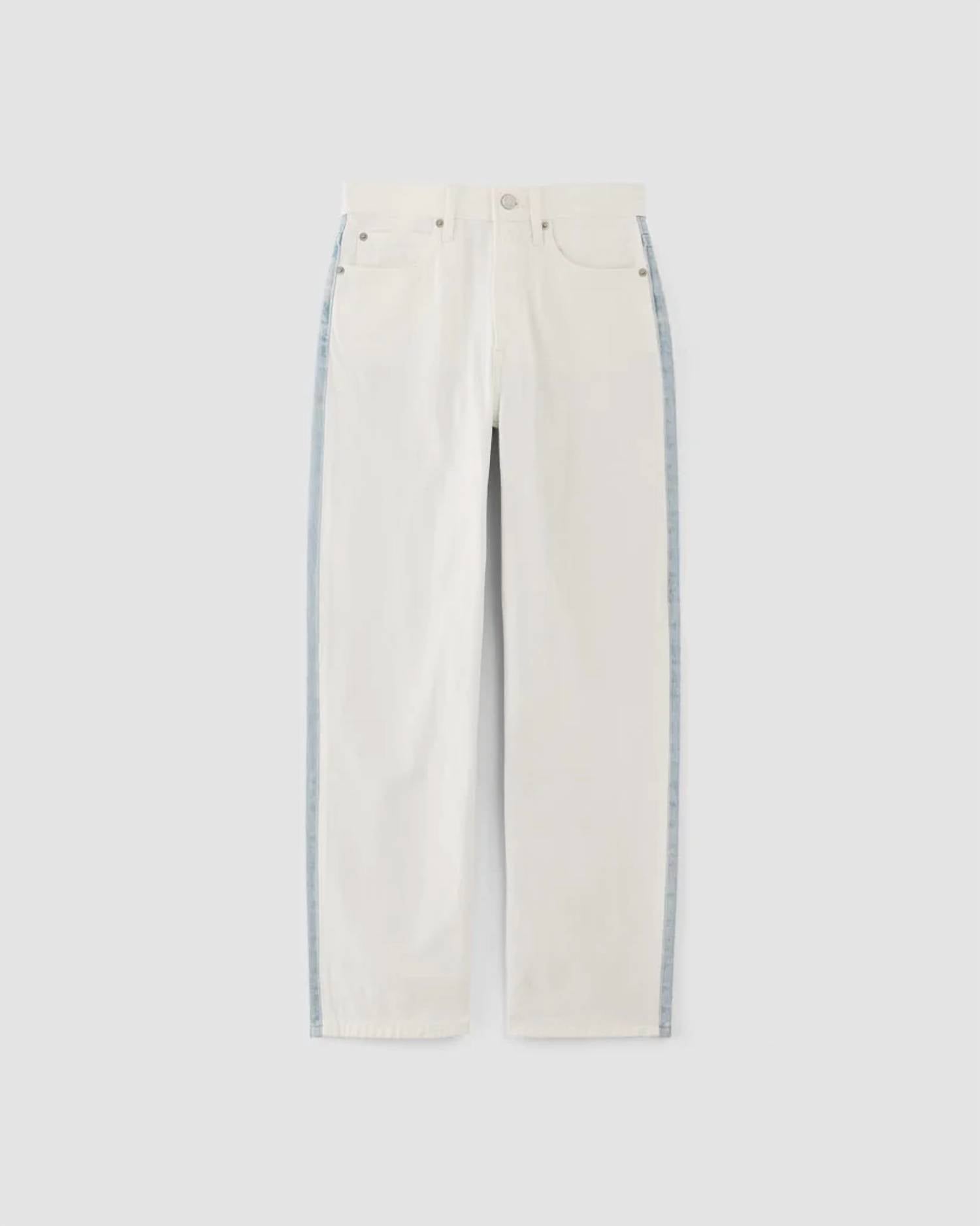 Everlane - Two Tone High Rise Straight Jean