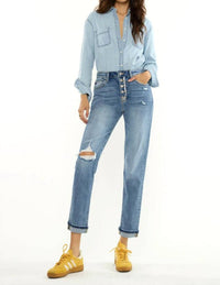 Kancan - Stormi High Rise Mom Jeans