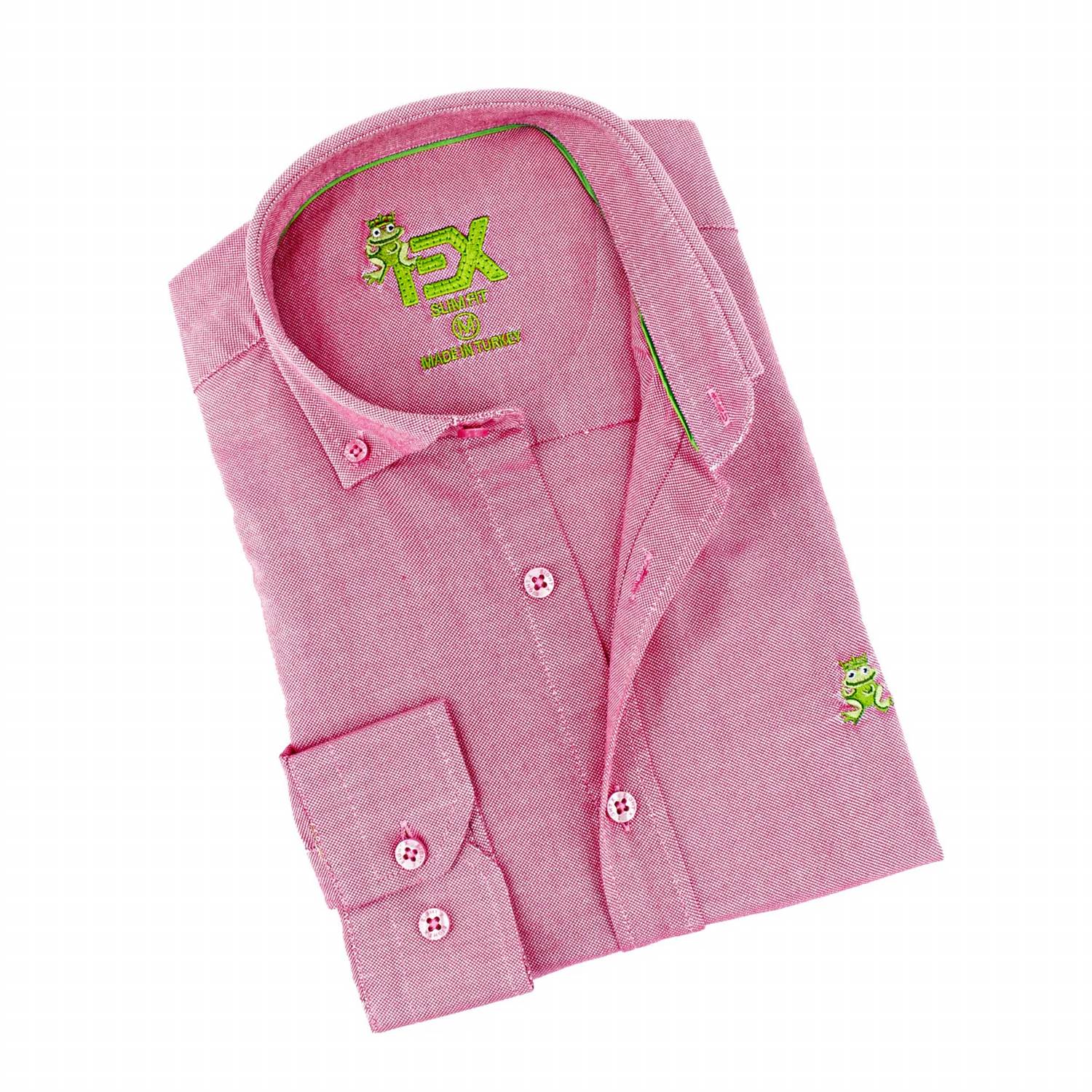 Eight X - Men's Oxford Frog Button Down Shirt