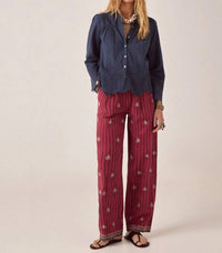 Maison Hotel Arbind Blouse in blue - women's blouse - view 4