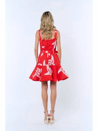 Ciebon - Women's Alivia Embroidered Pinwheel Mini Dress