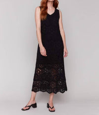 Charlie B - Crochet Sleeveless Maxi Dress