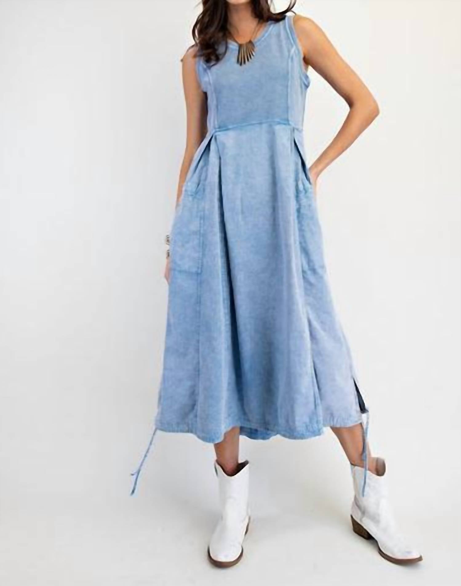 Easel - Cargo Maxi Dress