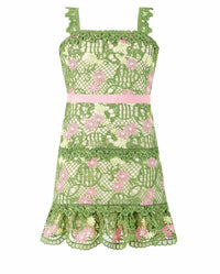 Marlo - Lana Embroidered Mini Dress