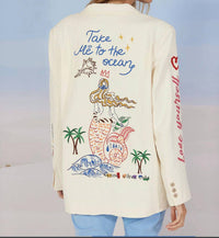 Me369 - FREYA LINEN TAKE ME TO THE OCEAN