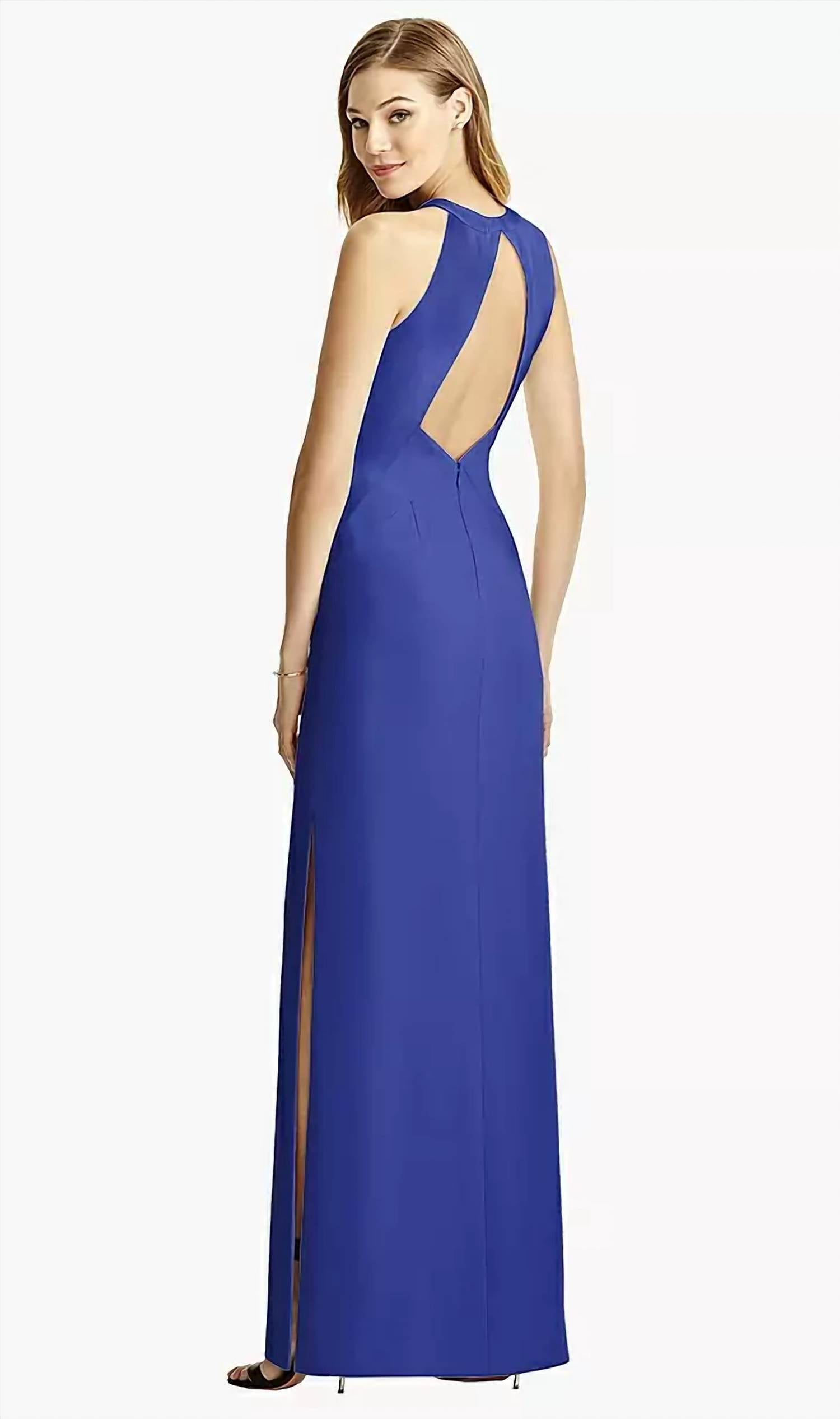 Dessy - Crepe Long Formal Dress