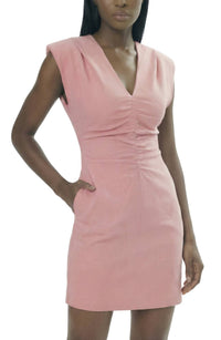 Area Stars Women's Quora Short Dress in tan - women's jacket - view 4