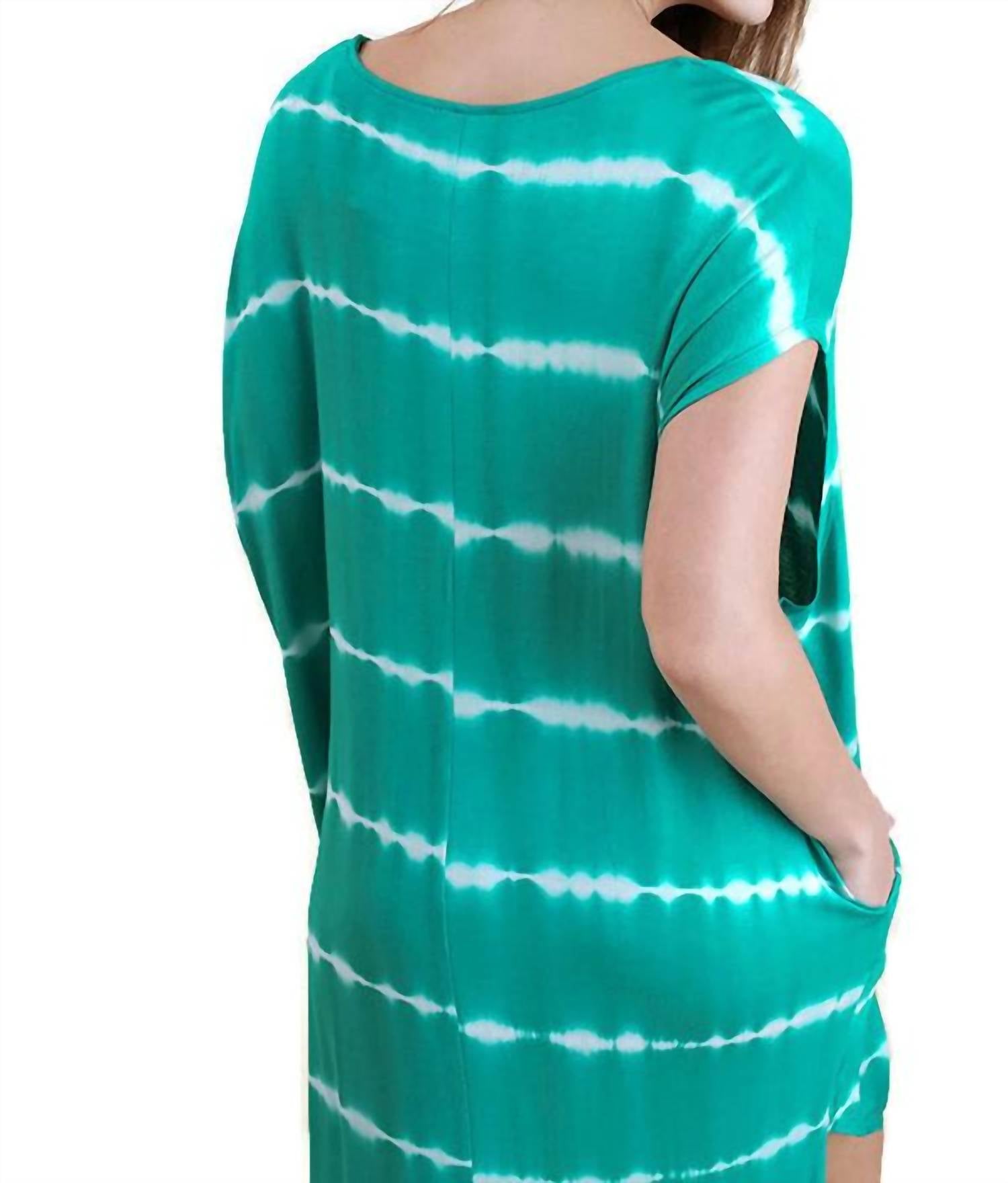 Umgee - Tie Dye Oversize Pocket Dress