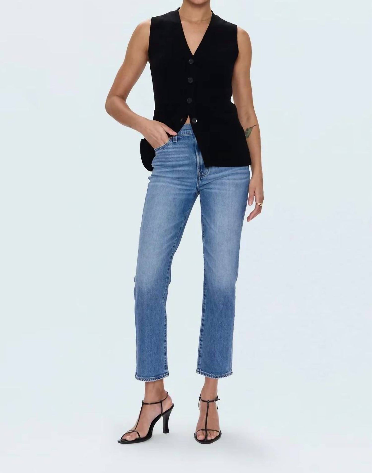 Pistola - Bri High Rise Slim Straight Jeans