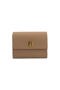 Melie Bianco Women's Rita Vegan Card Case Wallet in taupe - women's bag