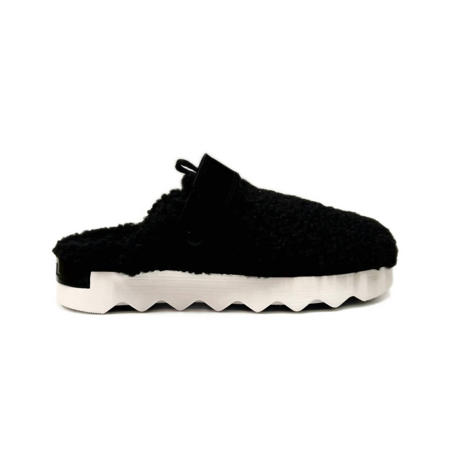 SOREL Women's Viibe Cozy Clog in black - women's shoe