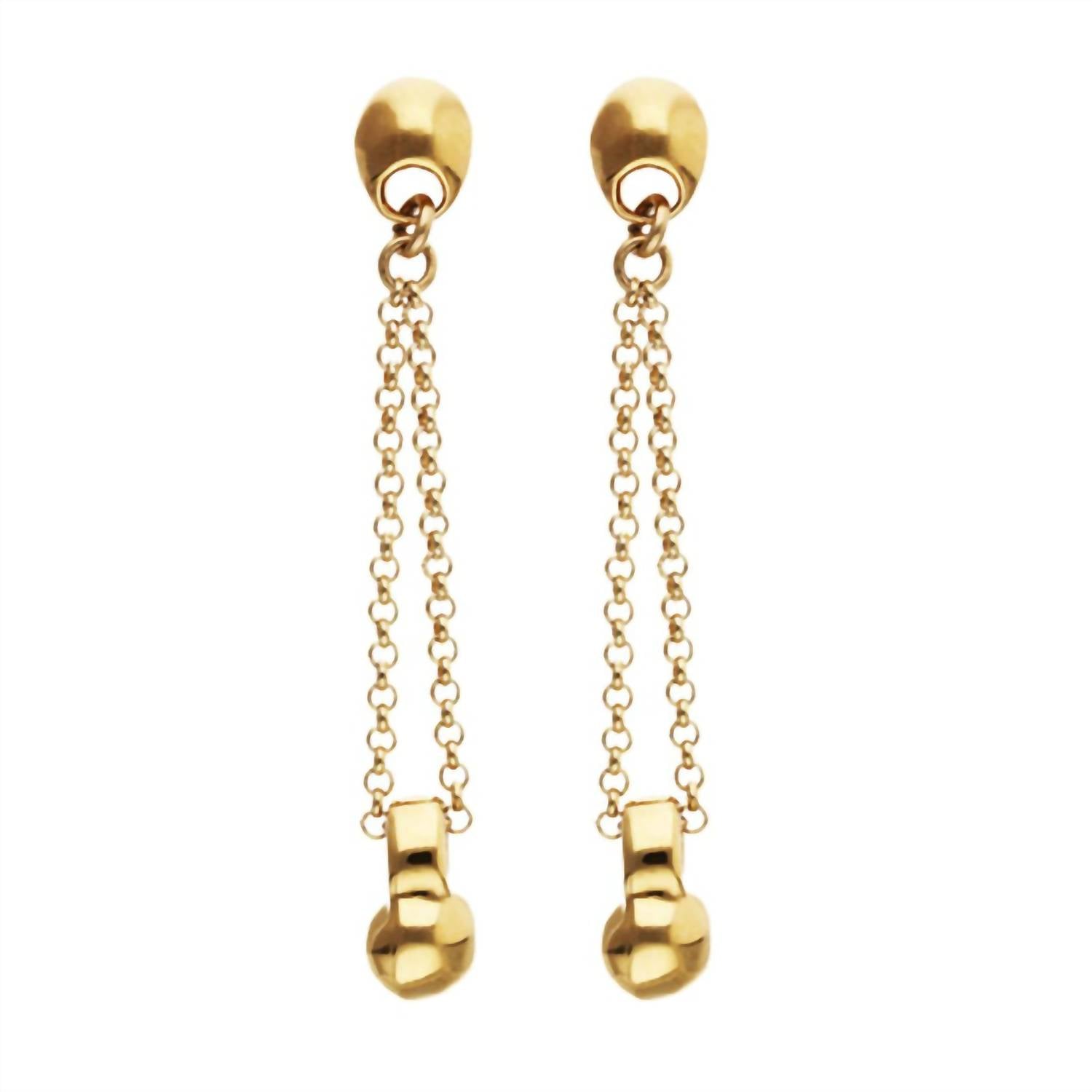 Unode50 - Women's Long Chain And Dial Earrings