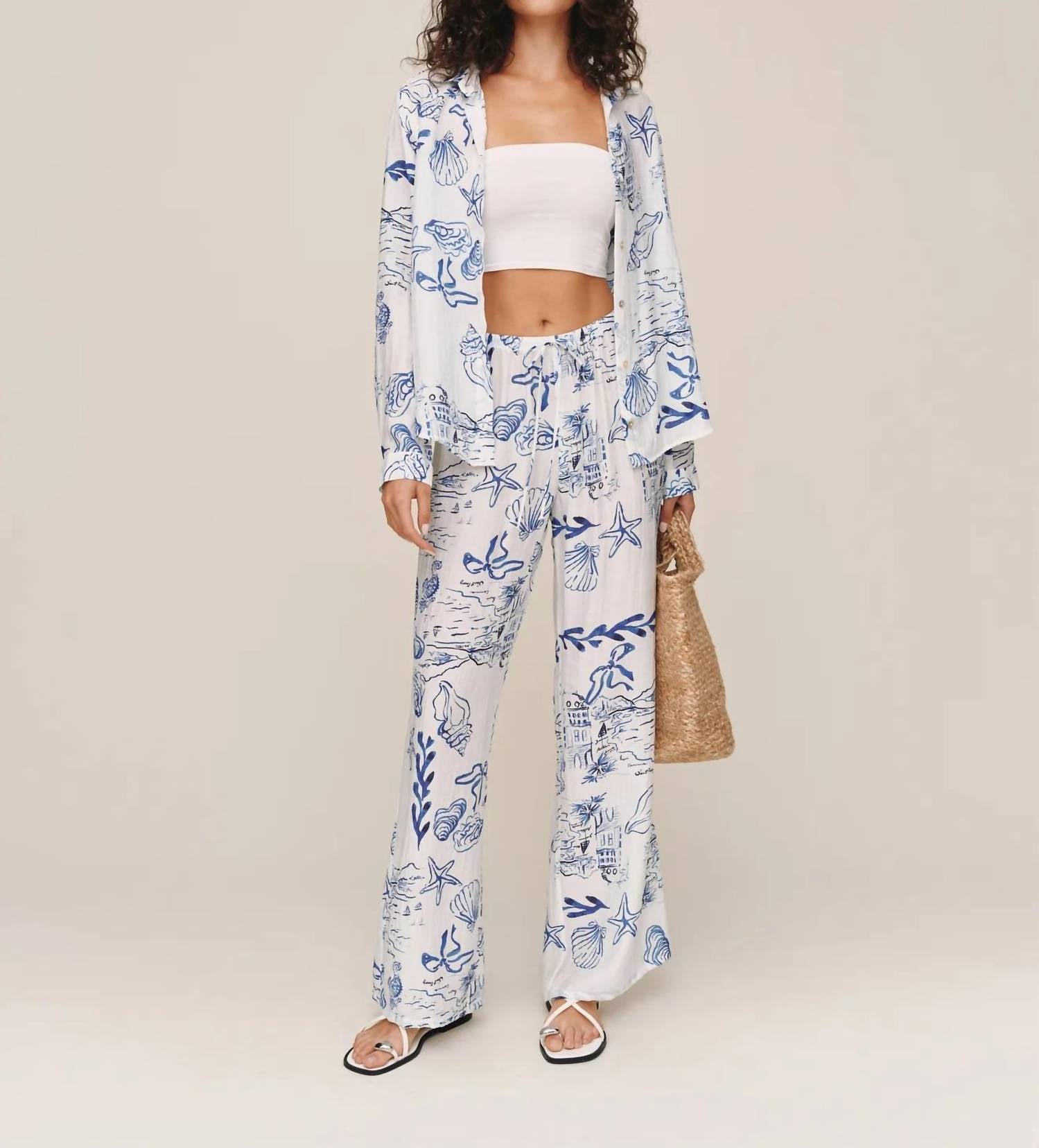Bella Dahl - Wide Leg Beach Pants