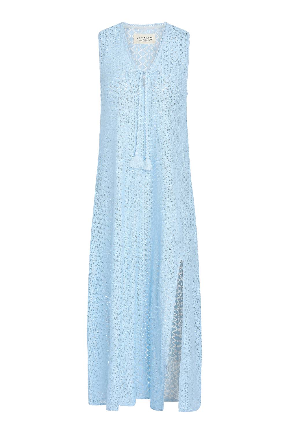 Sitano - Sorrento Aria Crochet Cover-up Midi Dress