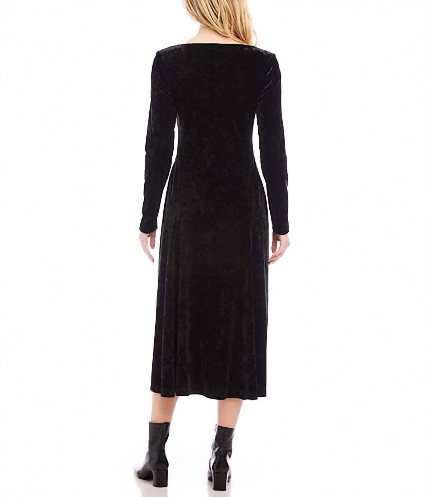 Karen Kane - Kate Velvet Midi Dress