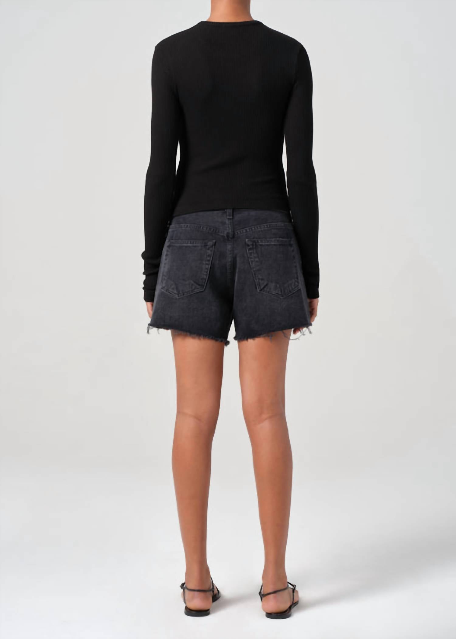 Agolde - Parker Long Jean Shorts