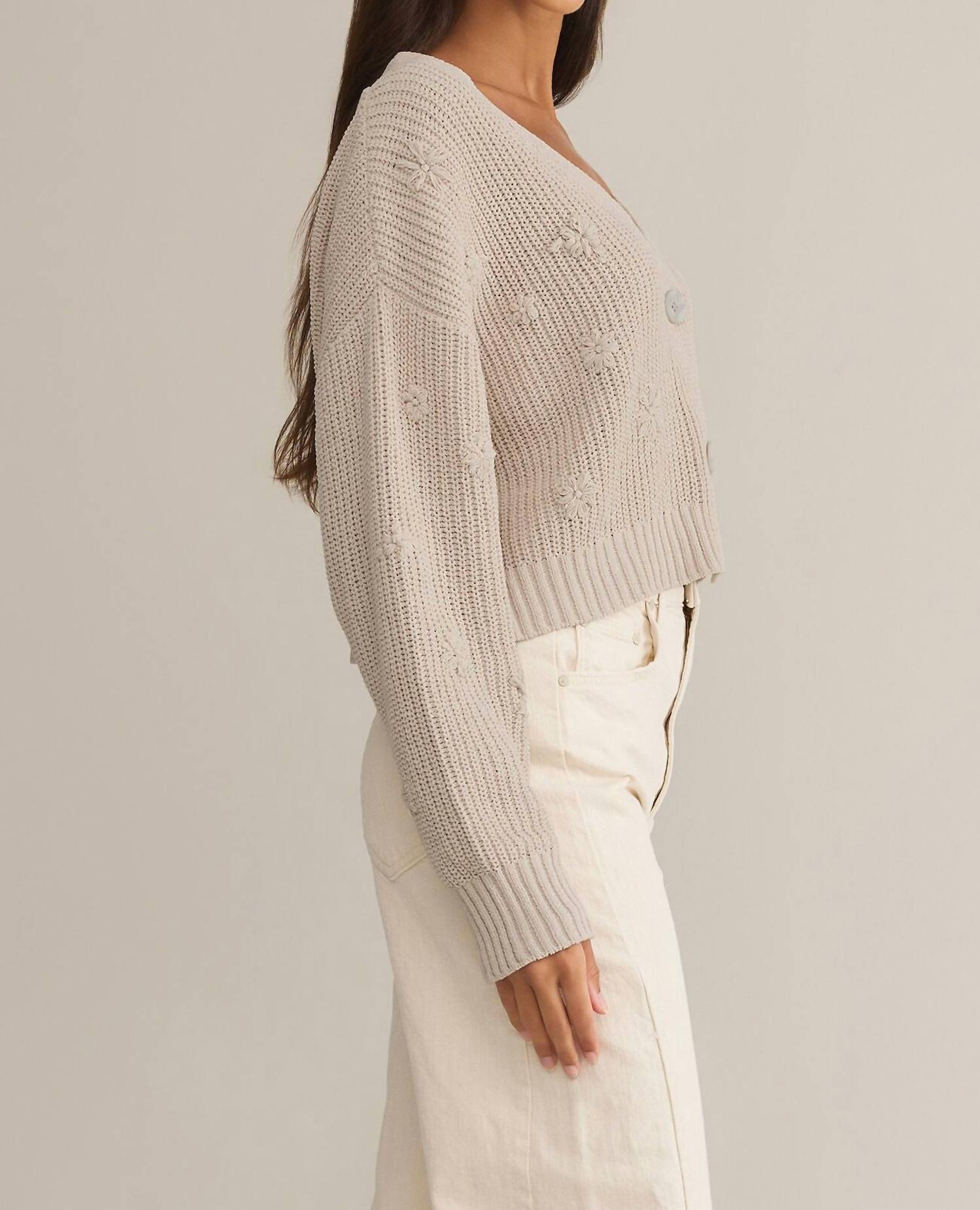Z Supply - Fleur Cropped V-neck Cardigan