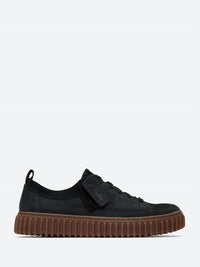 Clarks Men's Torhill Lace Shoes in black nubuck - men's sneaker