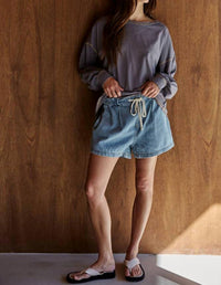 By Together - Woven Wide Leg Shorts