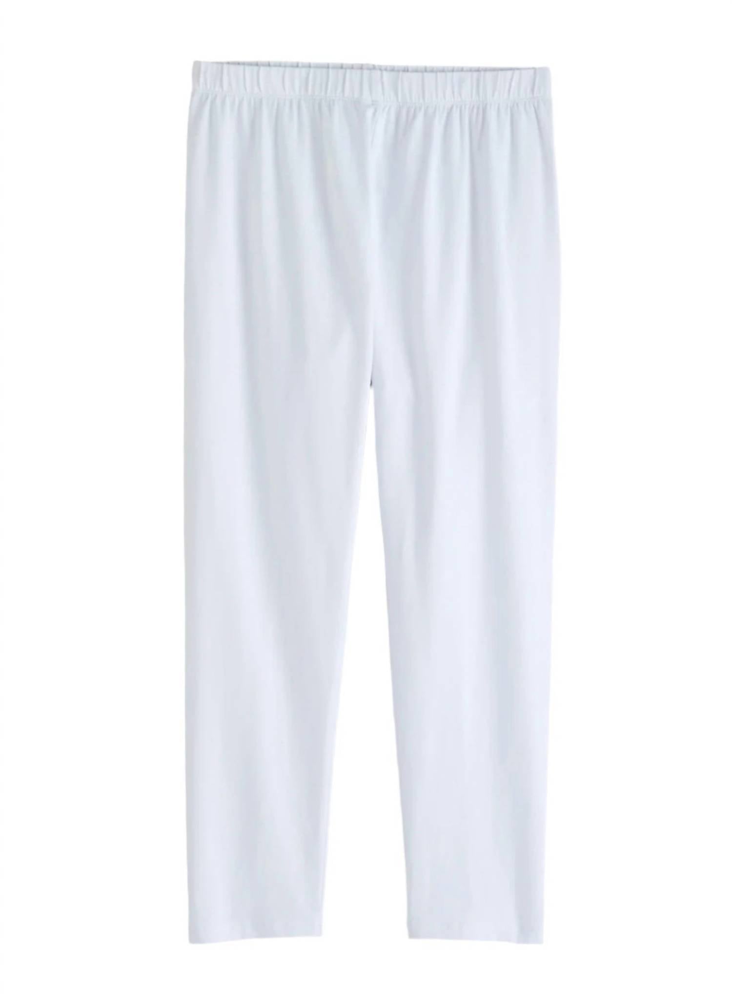 Jess & Jane - Mineral Washed Cotton Legging Capri Pants