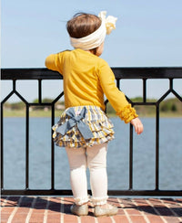 Rufflebutts - BABY GIRLS LONG SLEEVE ONESIE