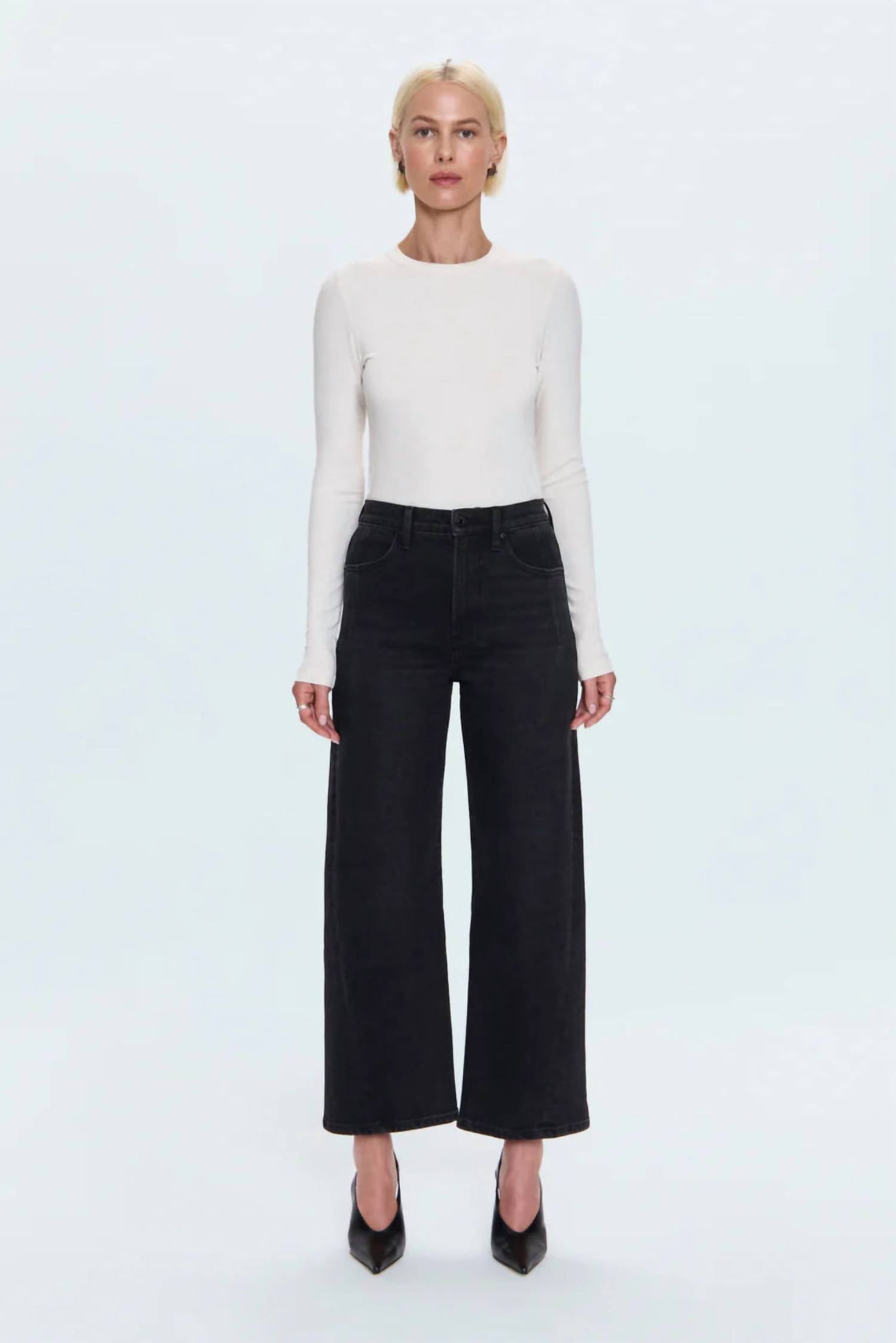 Pistola - Kyra High Rise Bowed Ankle Pants