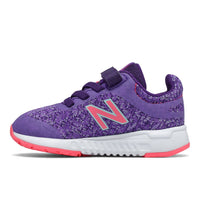 New Balance Infant-Toddler 455 V2 Running Shoe in mirage violet guava - kids' sneaker - detail view