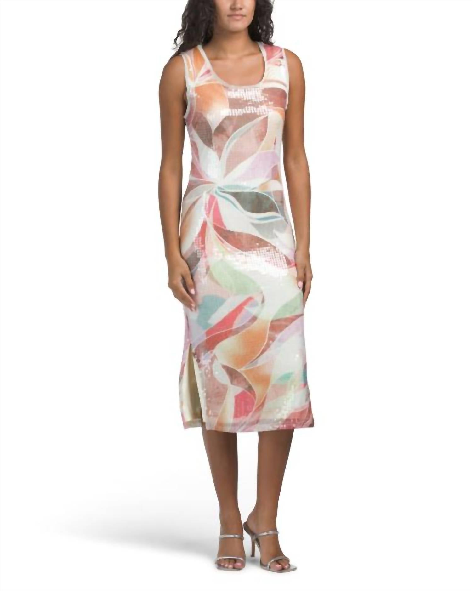 Ciebon - Louella Abstract Maxi Dress