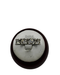 Milano Jewelry - Women's 5-Stone Round Anniversary Band Ring