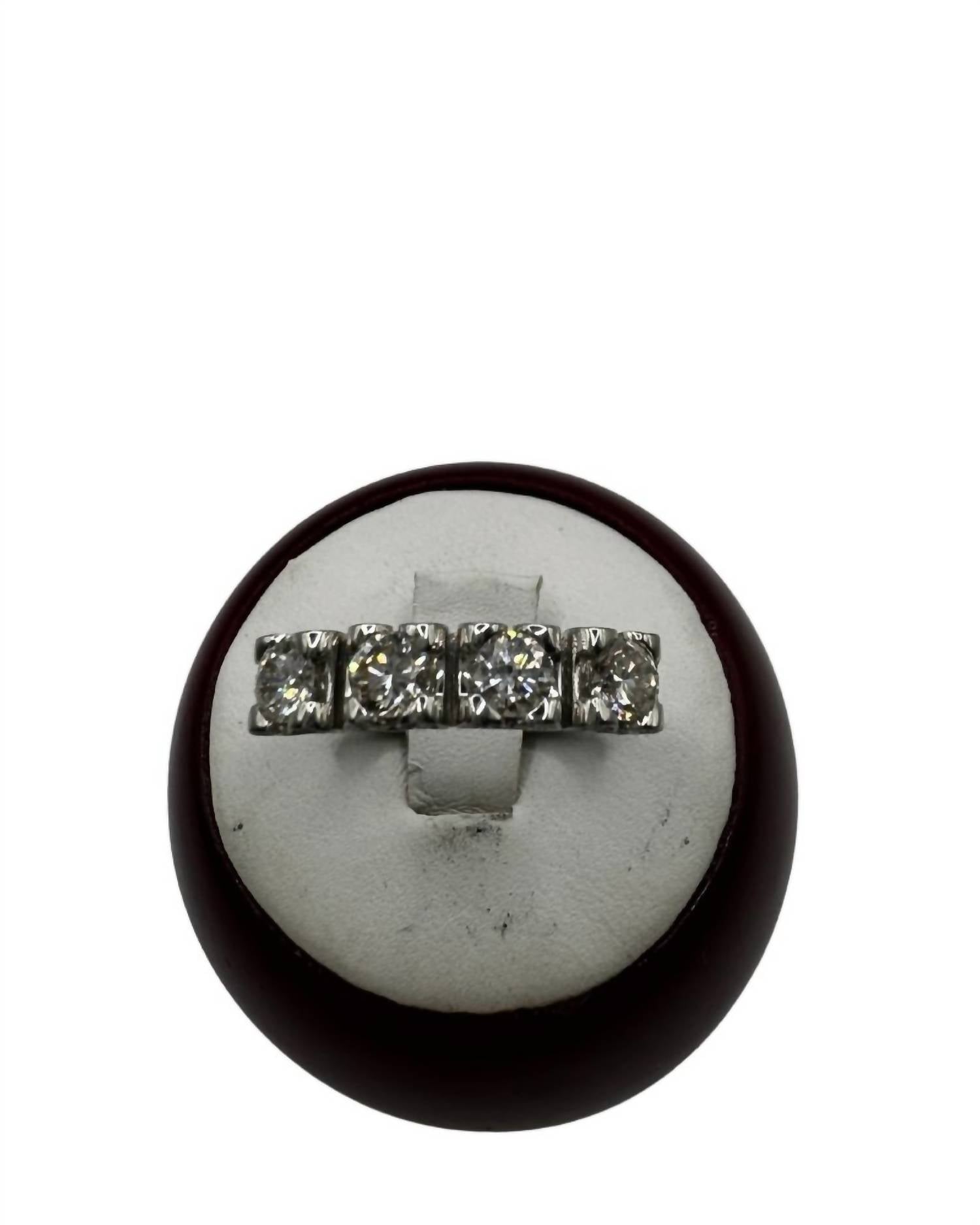 Milano Jewelry - Women's 5-Stone Round Anniversary Band Ring