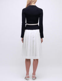 Simkhai - Heather Long Sleeve Belted Midi Dress