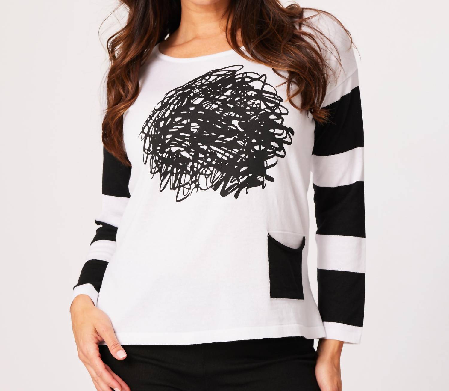 Angel Apparel - Scoop Neck Long Sleeve Top