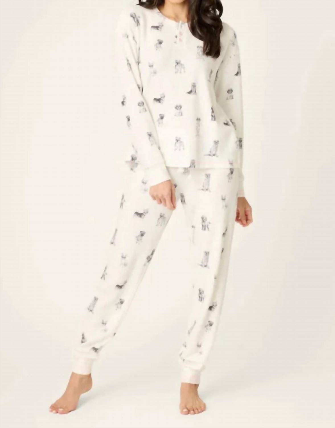 Pj Salvage - My Dog Is My Valentine Pajama Set