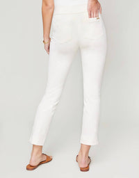 spartina 449 Maren Pull-on Pant in butter cream - women's pants - detail view