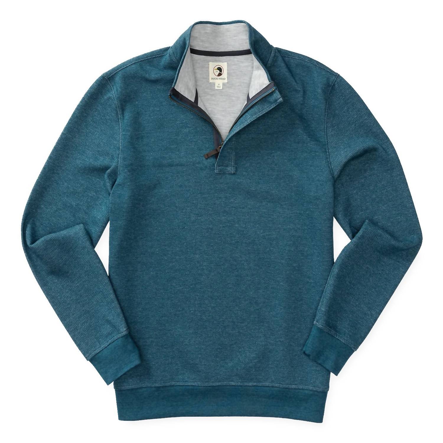 Duck Head - Bearing Pique Performance 1/4 Zip Pullover Sweater