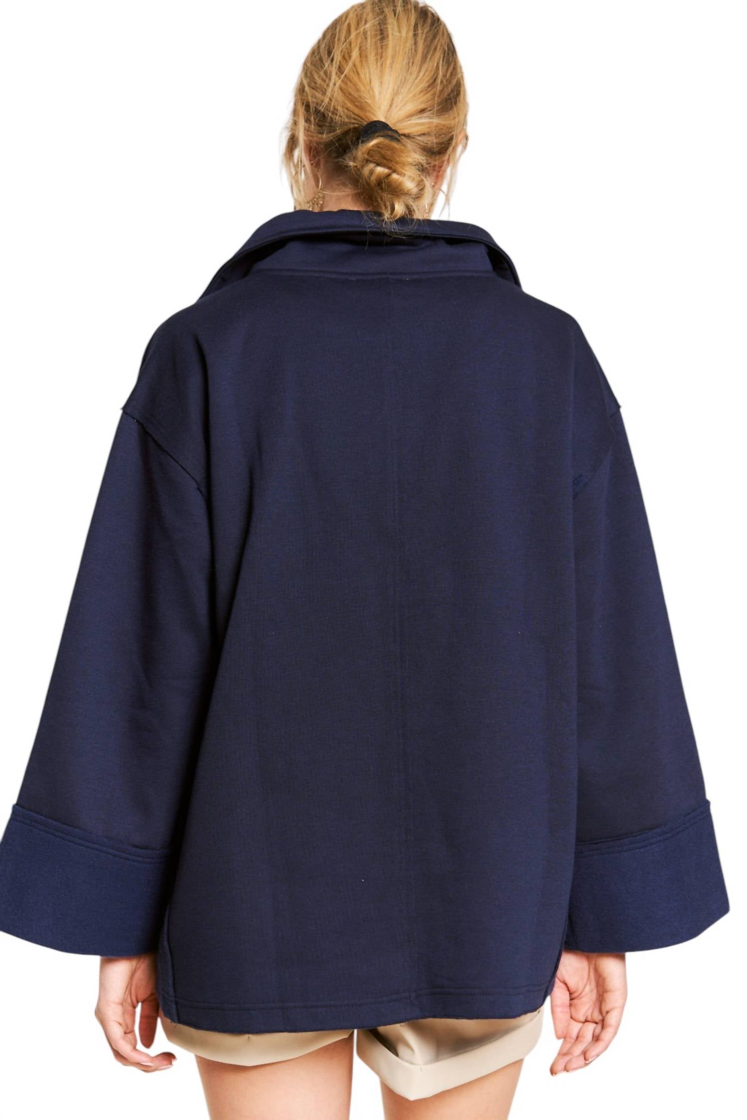Jade By Jane - Together At Last Collared Pullover