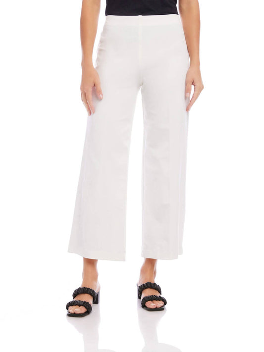 Fifteen Twenty - Wide-Leg Crop Pants