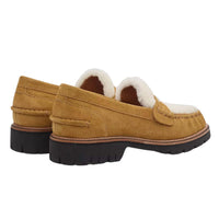 Rag & Bone - Women's Corey Suede Shearling Loafers