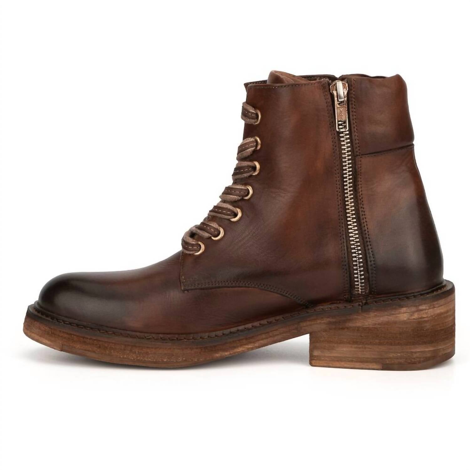 Vintage Foundry Co. Women's Allison Ankle Boots in brown - women's shoe - alternate view