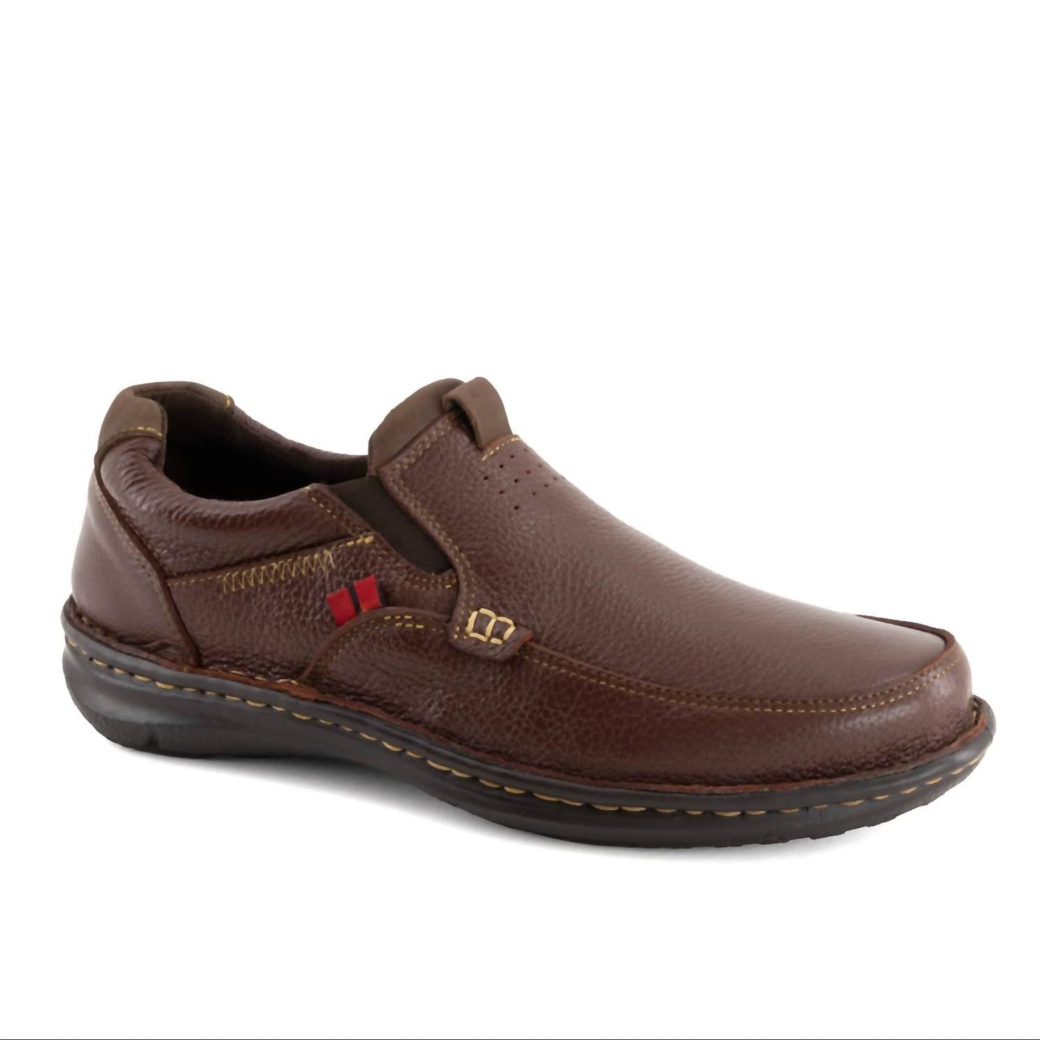 Andrea Men's Leather Loafer in dark brown - men's loafer - view 4